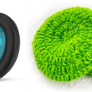 Replacement Ear Cushions for Bose Quiet Comfort 35 (QC35) 35 & 35ii – Premium Comfort & Sound Restoration comes with Absolutely Free Colourful Headphone Crochets in Australia